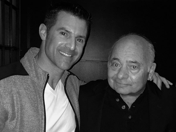 BURT YOUNG (PAULIE FROM ROCKY) AND ROB AT WESTCHESTER’S “HOT SPOT” TRE DICI NORTH