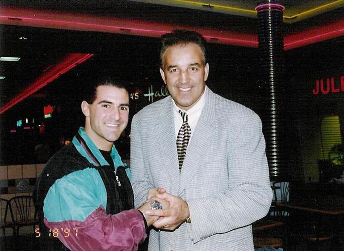 FORMER HEAVYWEIGHT CONTENDER “GENTLEMAN” GERRY COONEY WITH ROB