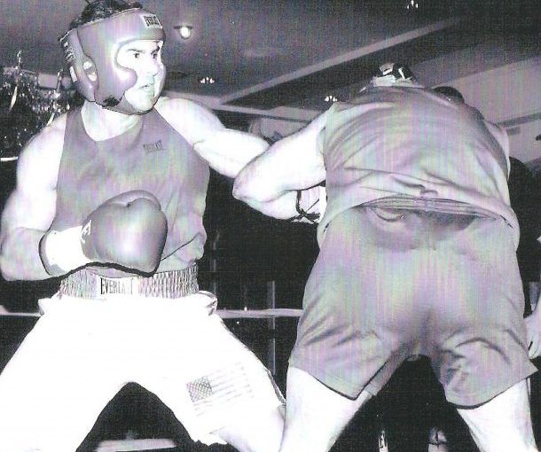 Rob Forcelli competing in the Golden Gloves