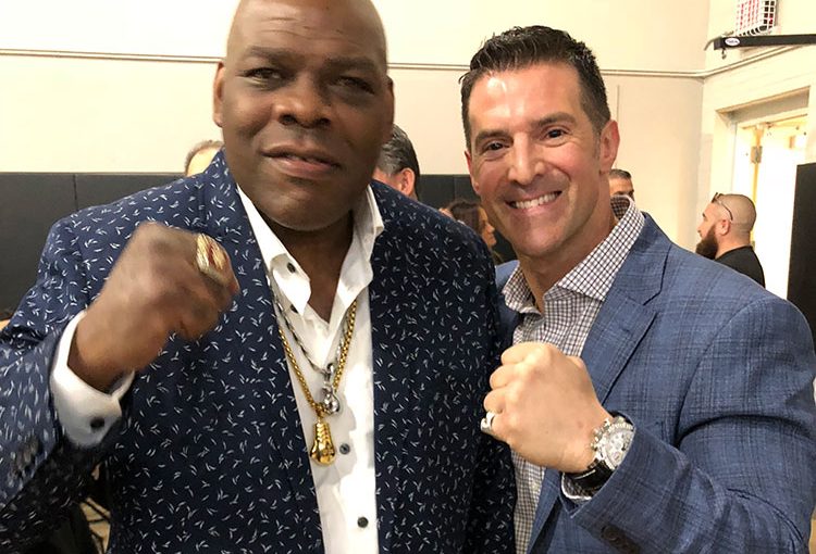 Rob and Five Time World Champion Iran “The Blade” Barkley